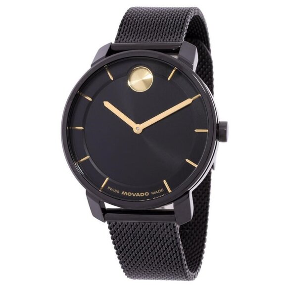 NWT Authentic Movado Bold Access Quartz Black Dial Women's Watch - Picture 1 of 3